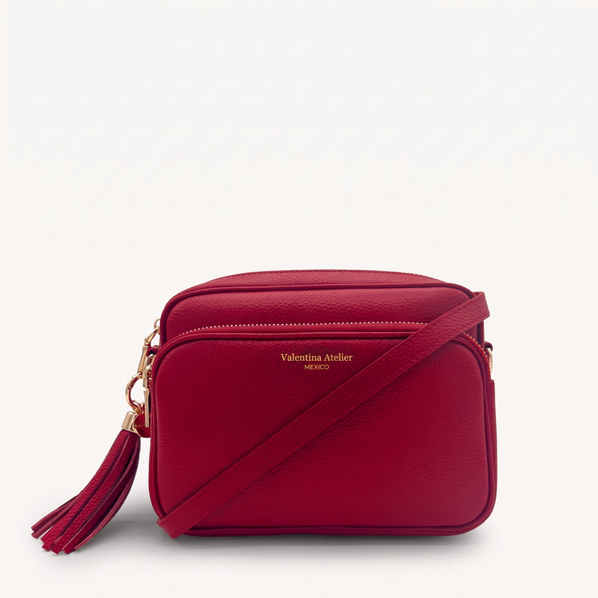 Bolso Cruzado Lyla - Rojo Cereza Intenso