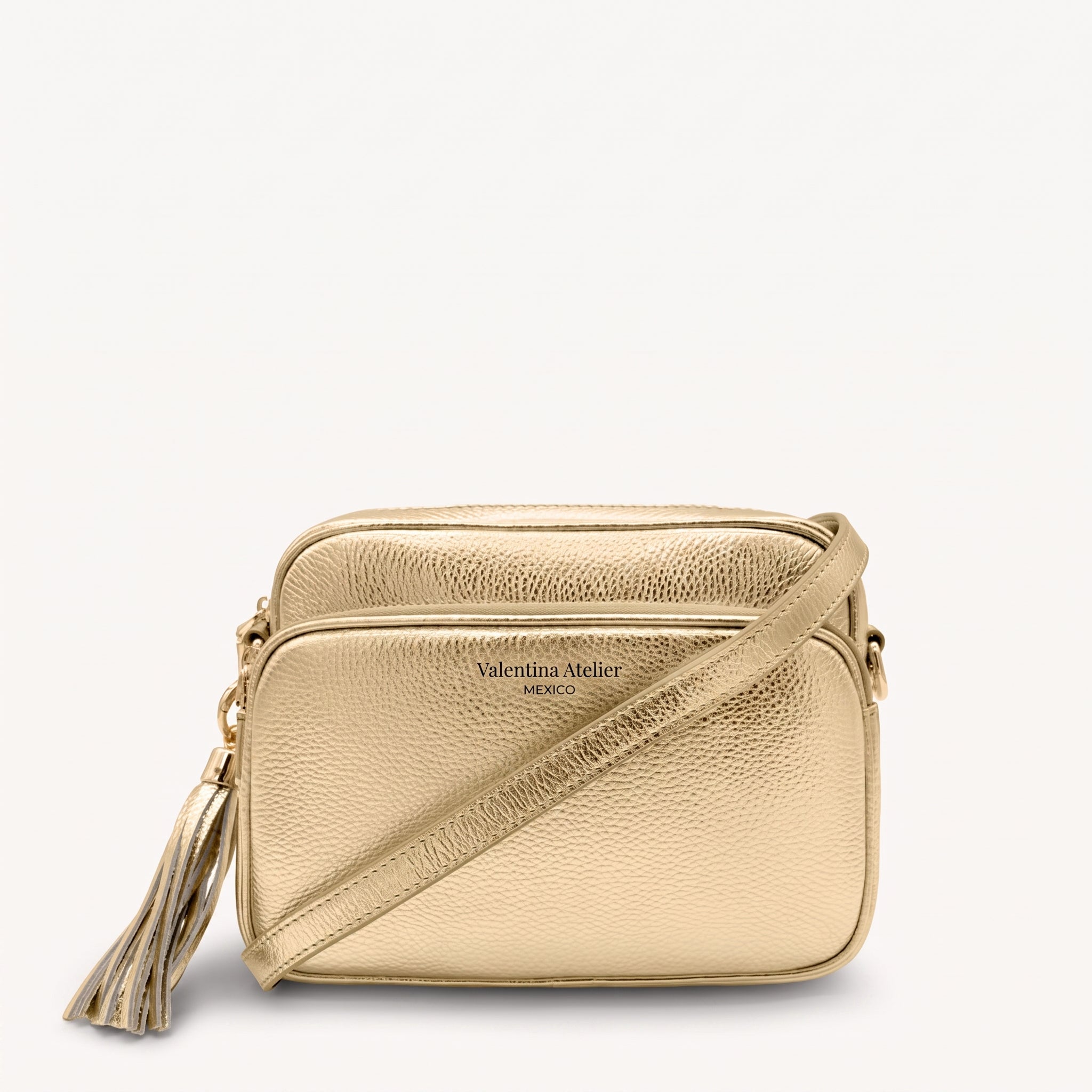 Bolso Cruzado Alba - Dorado