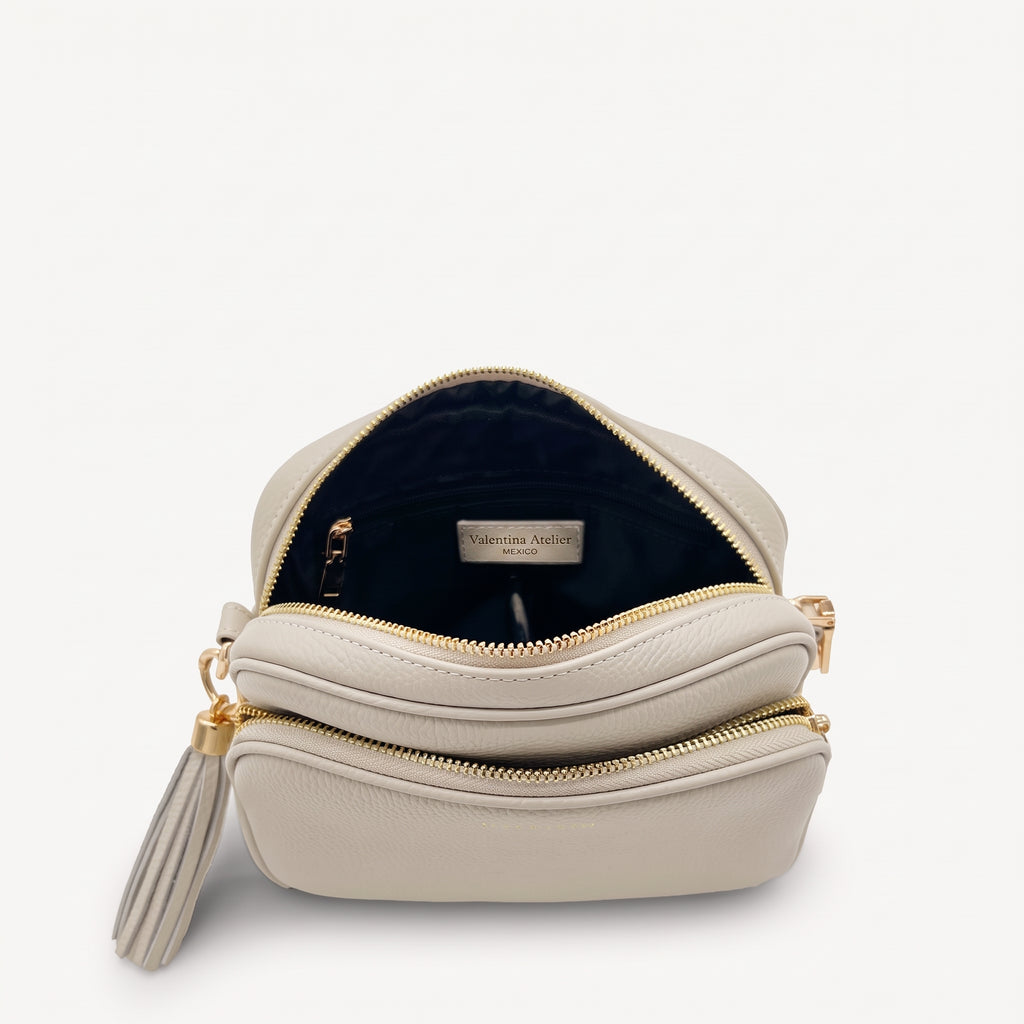 Bolso Cruzado Alba - Piedra