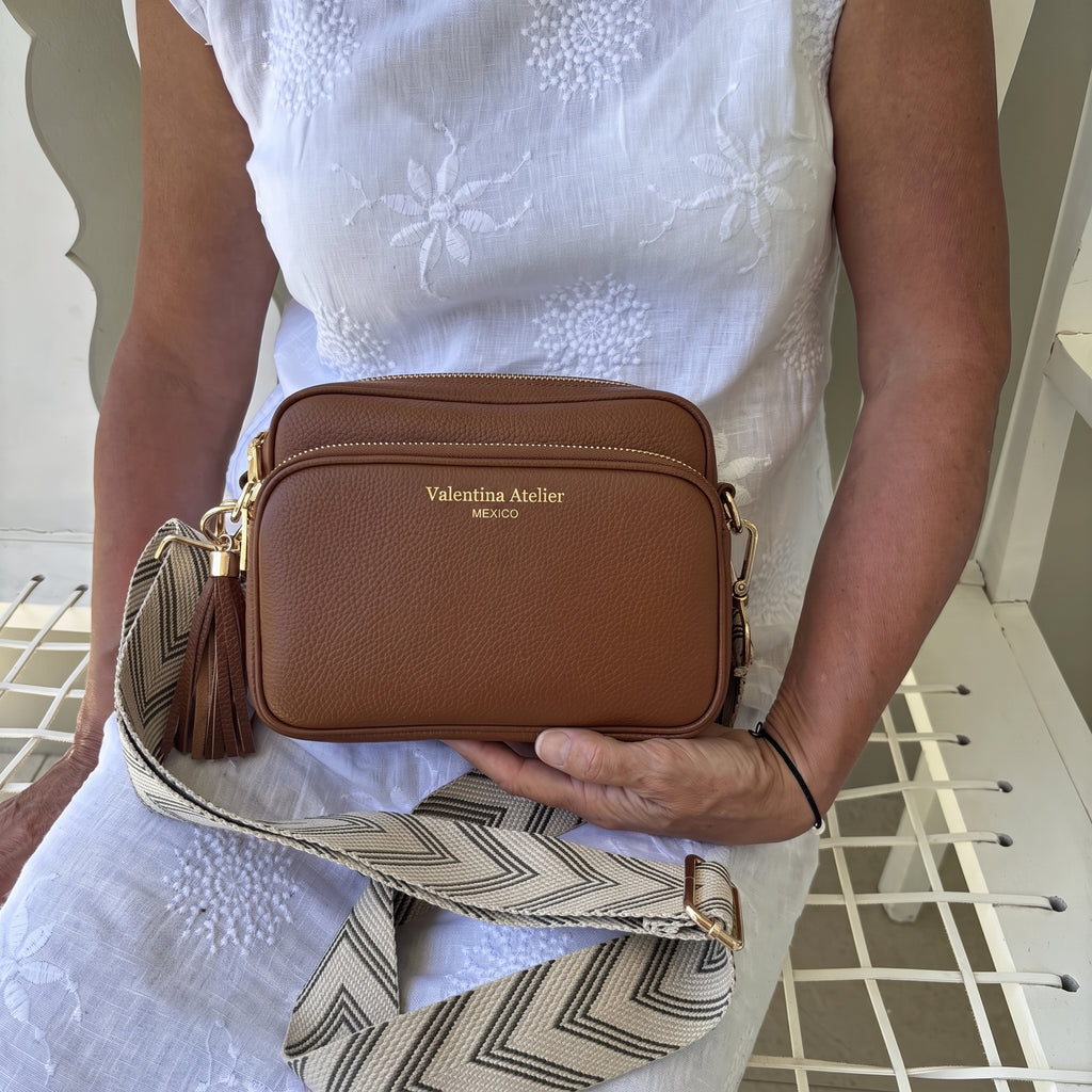 Bolso Cruzado Lyla - Tostado