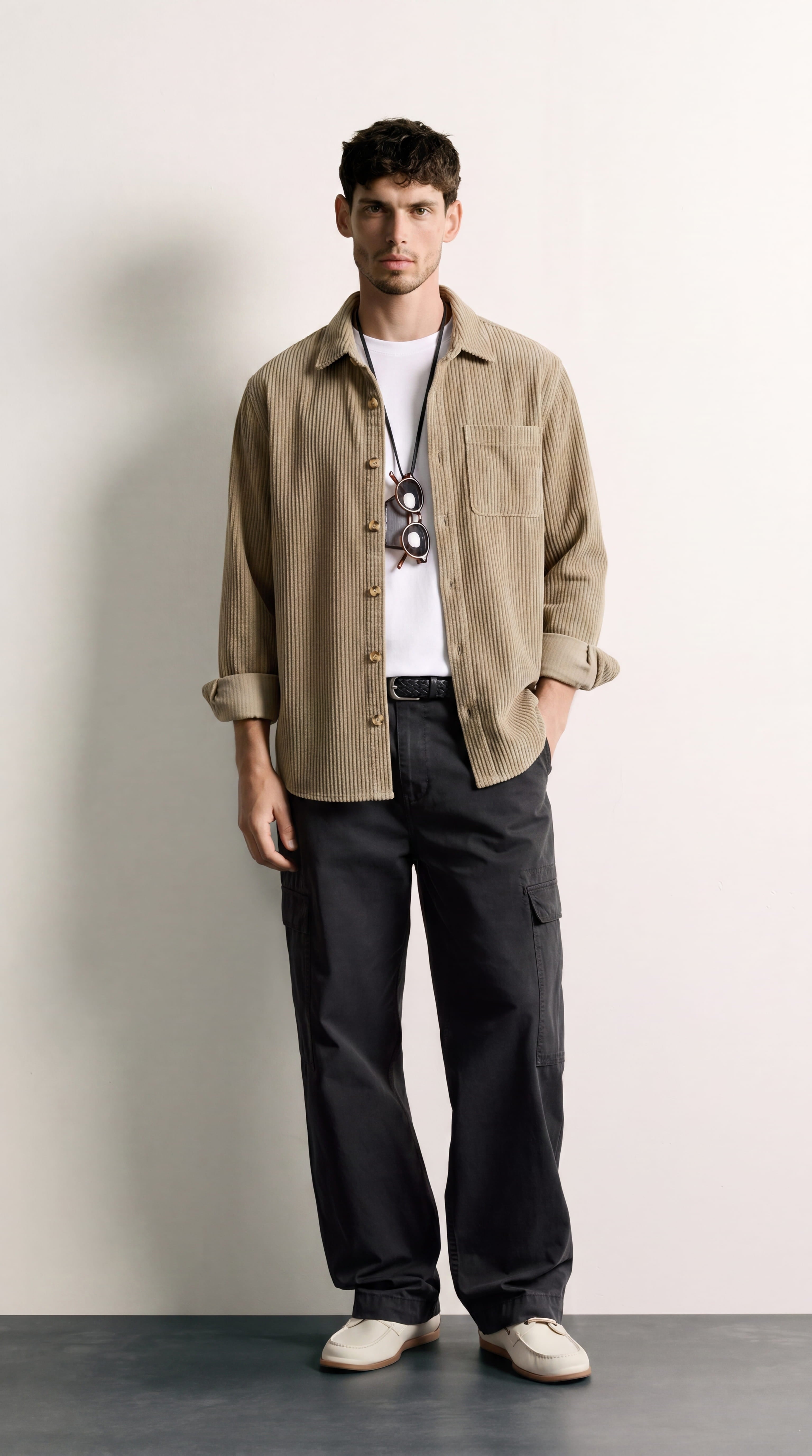 Émile | Elegante camisa de pana