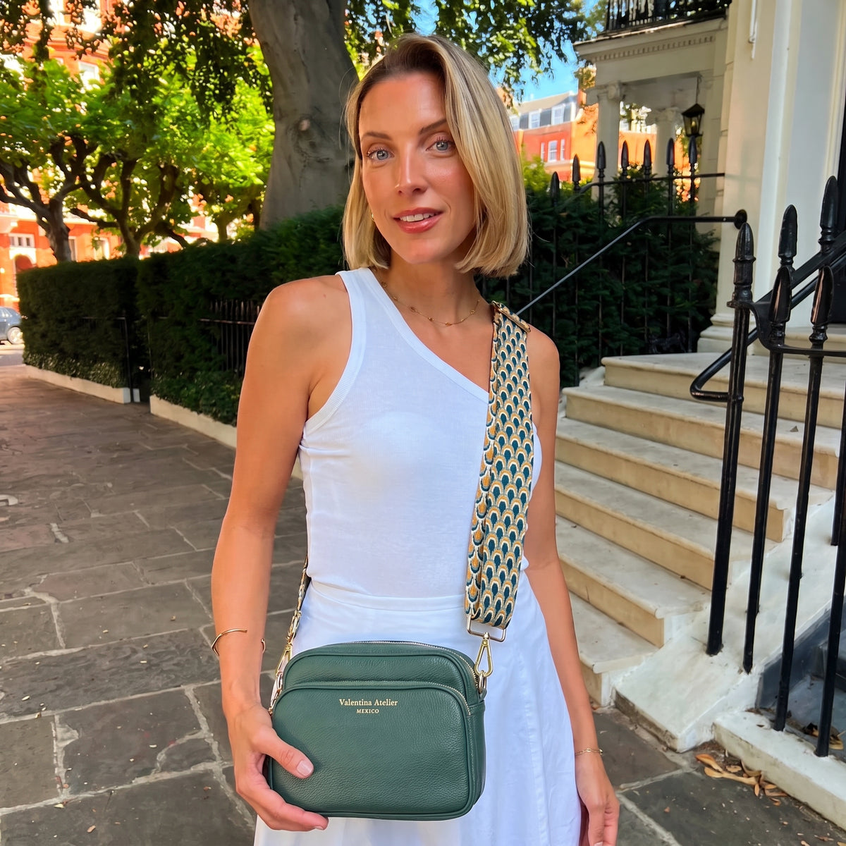 Bolso Cruzado Alba - Verde Racing