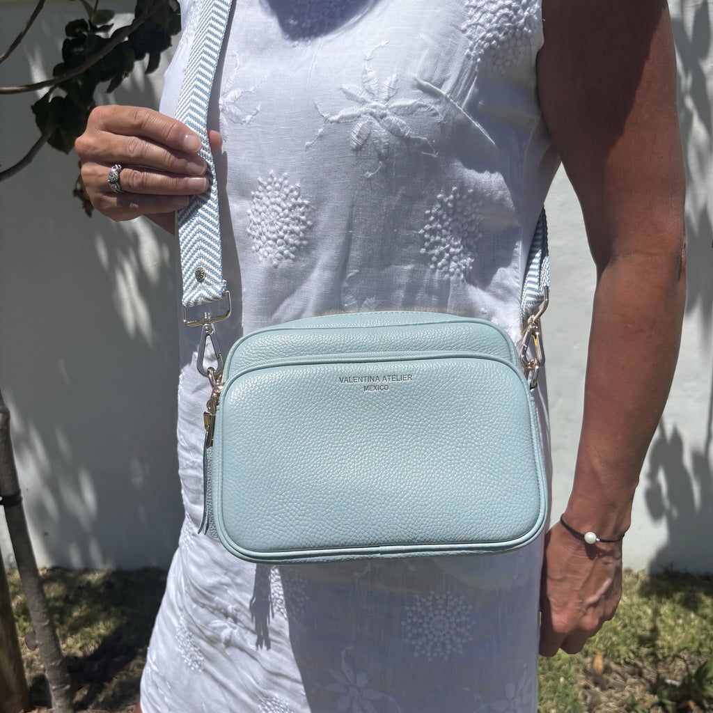 Bolso Cruzado Alba - Azul Cielo