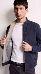 Chaqueta clásica con cremallera