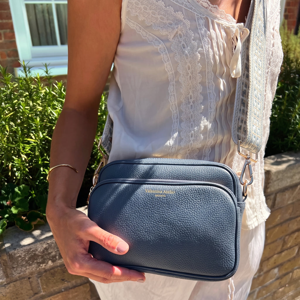 Bolso Cruzado Lyla - Azul Sombra