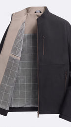 Chaqueta clásica con cremallera
