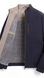 Chaqueta clásica con cremallera