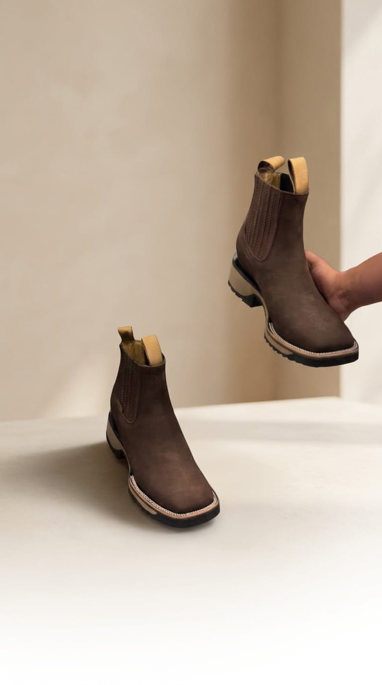 Botas Vaqueras de Cuero para Hombre