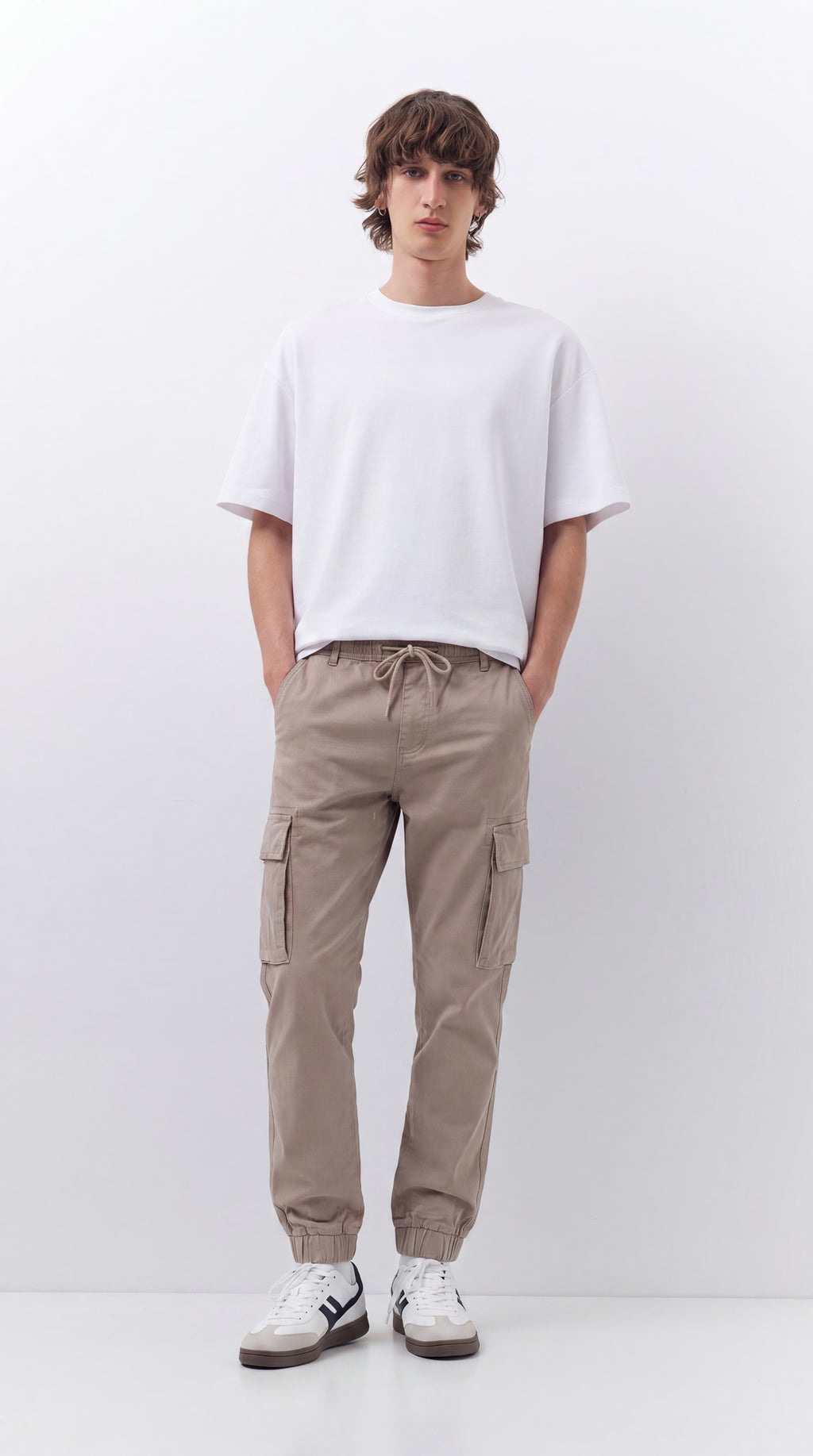Pantalón Jogger Beige