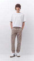 Pantalón Jogger Beige