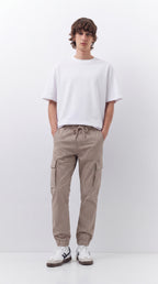 Pantalón Jogger Beige