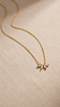 Collar de Hoja de Cristal Omelia