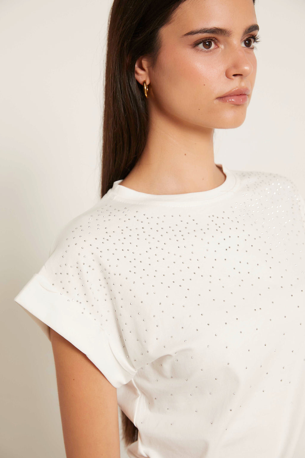 Camiseta brillo Blanco