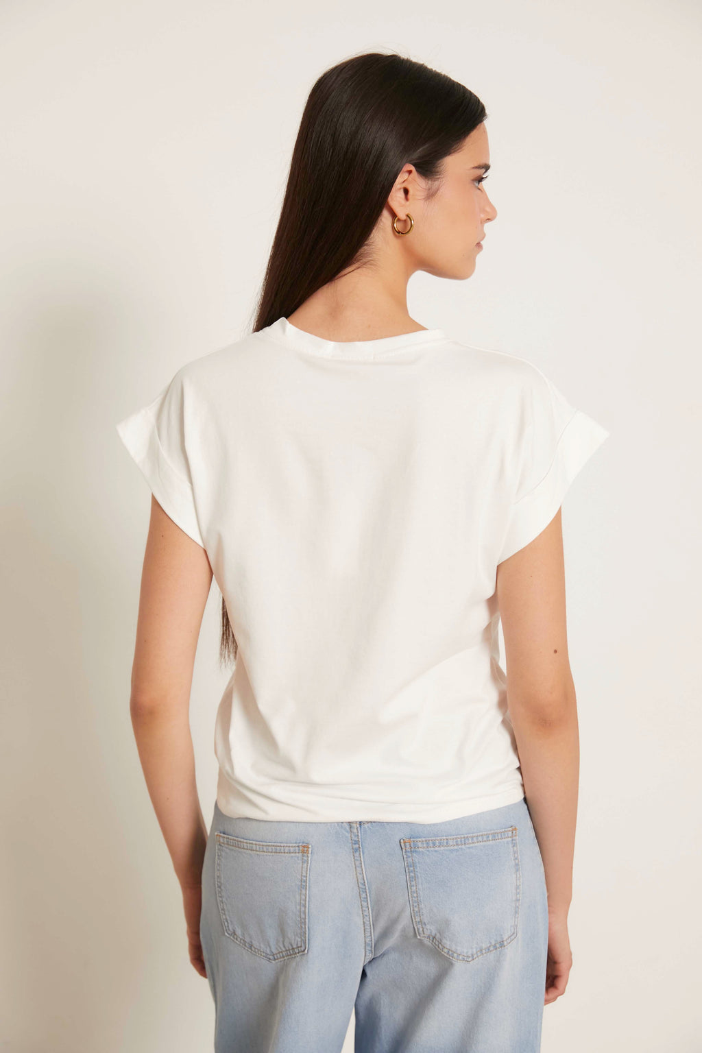 Camiseta brillo Blanco