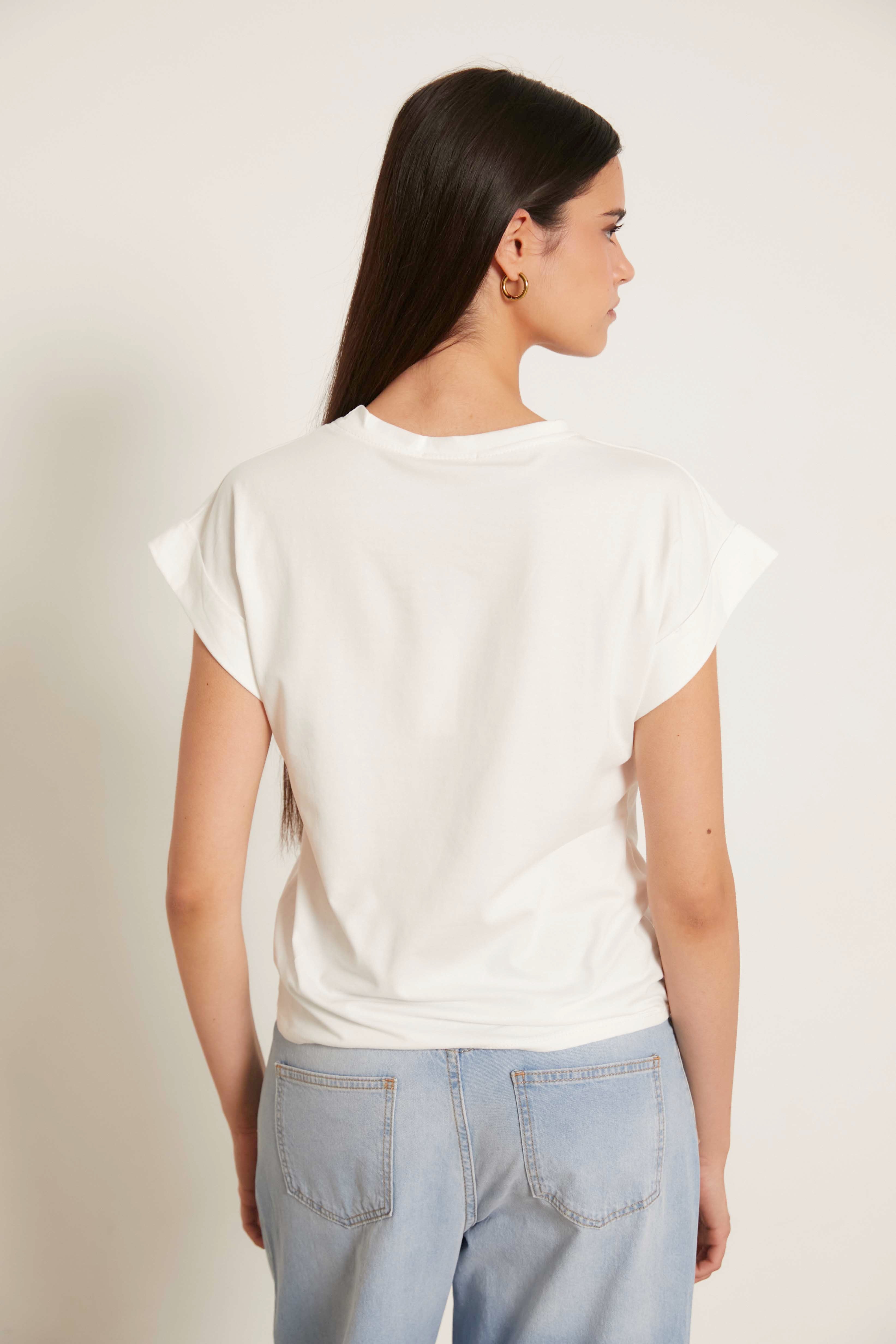 Camiseta brillo Blanco