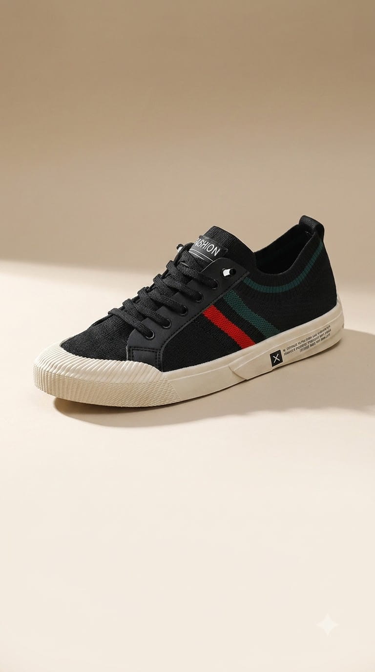 Zapatillas de punto tejido