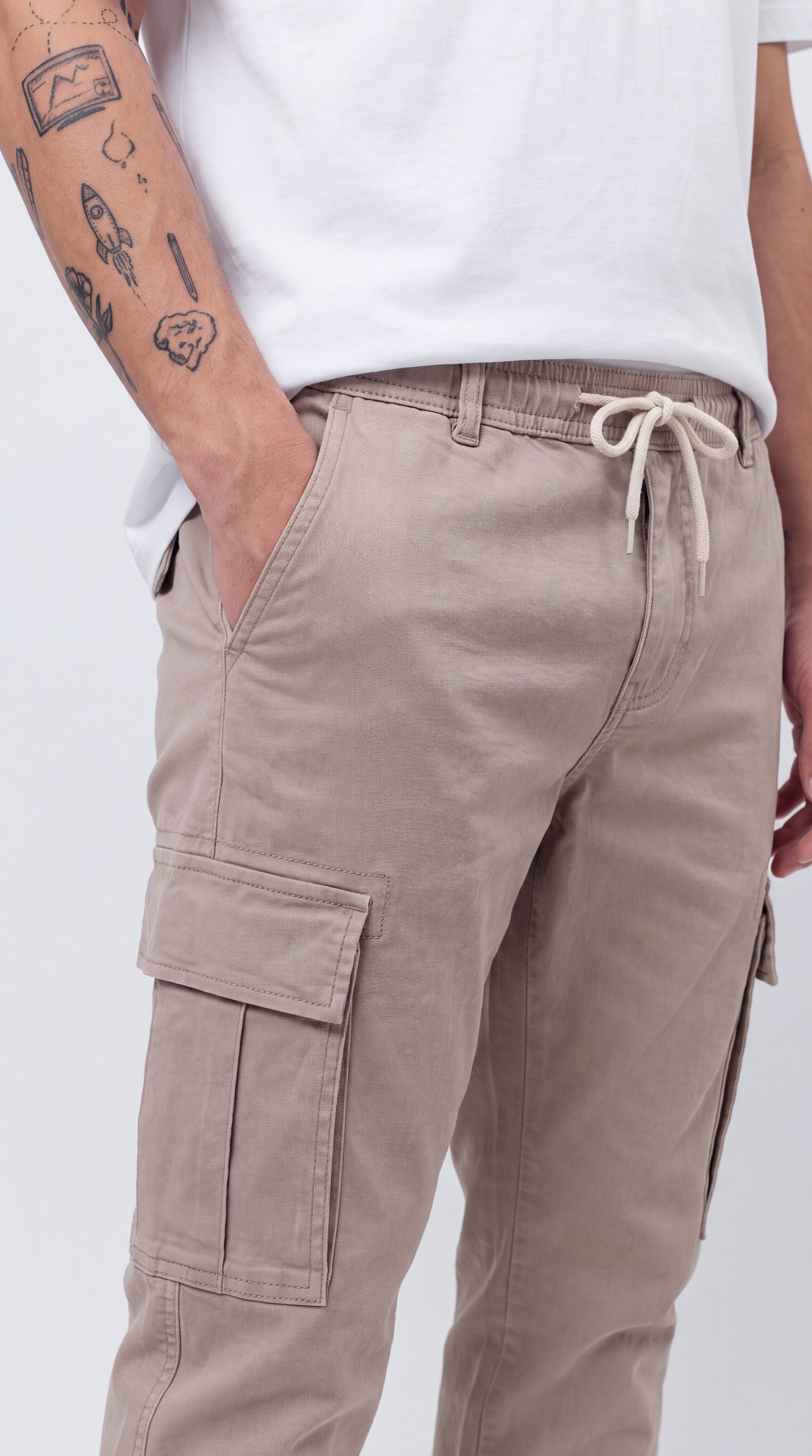 Pantalón Jogger Beige