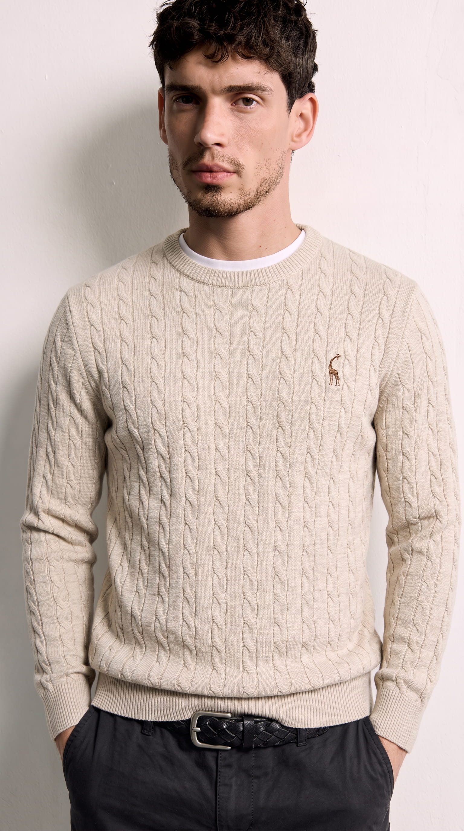 Miguel | Suéter de punto moderno para hombres