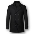 Abrigo Doble Pecho Elegante de Lana Premium