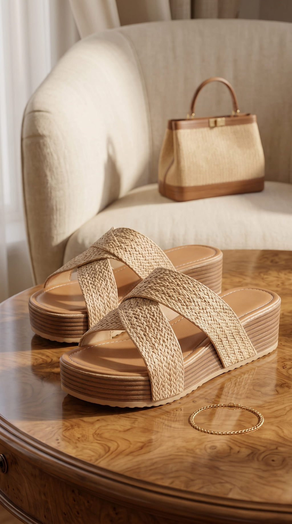 Sandalias Elegantes Trenzadas