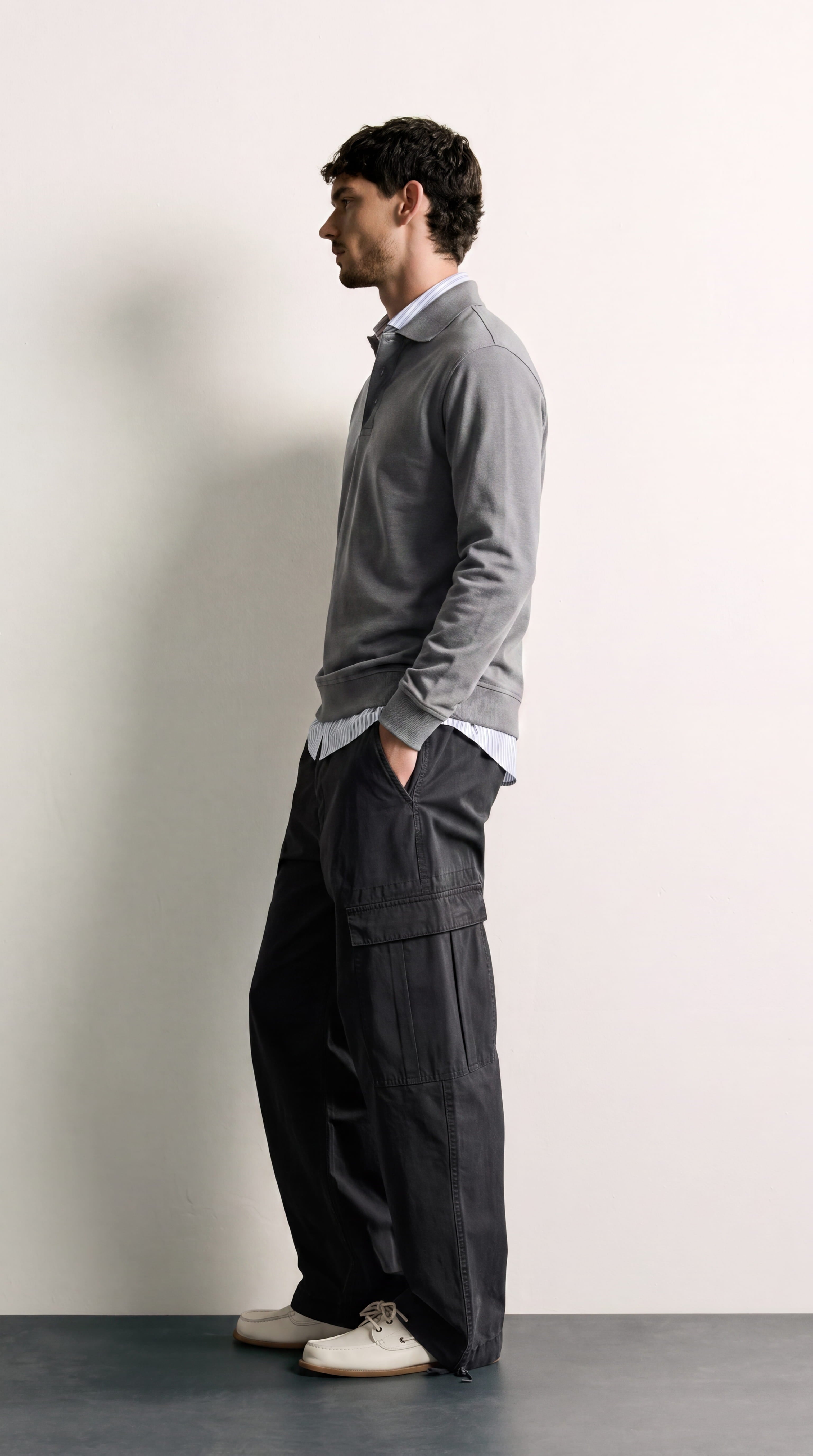 Emiliano | Jersey cuello gris