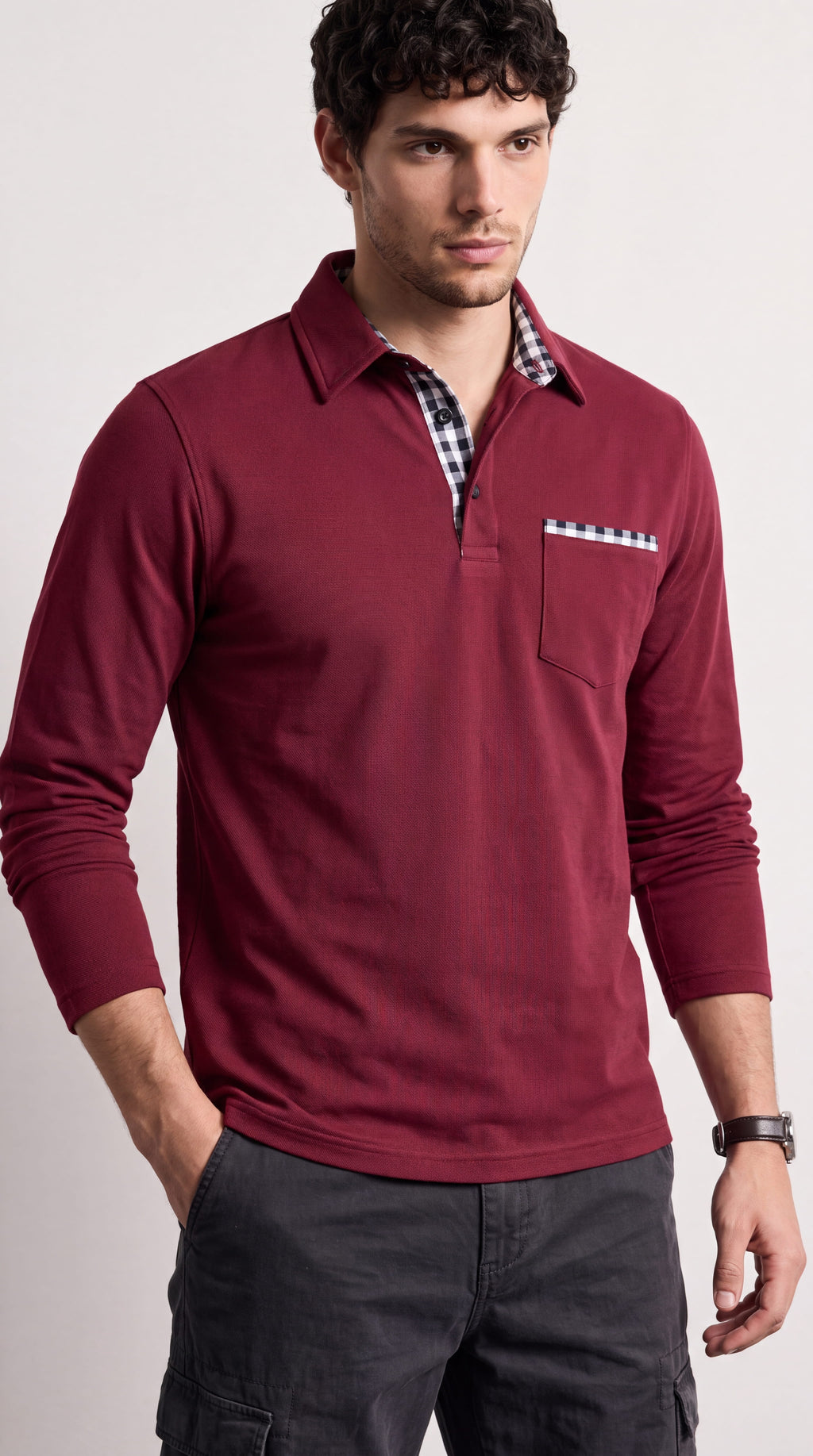 Juan | Jersey fit burdeo