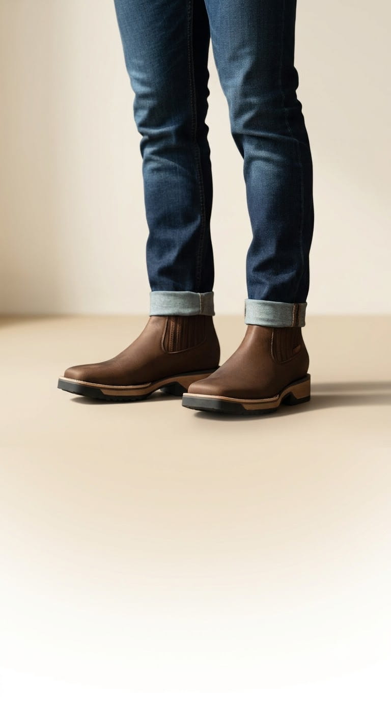 Botas Vaqueras de Cuero para Hombre