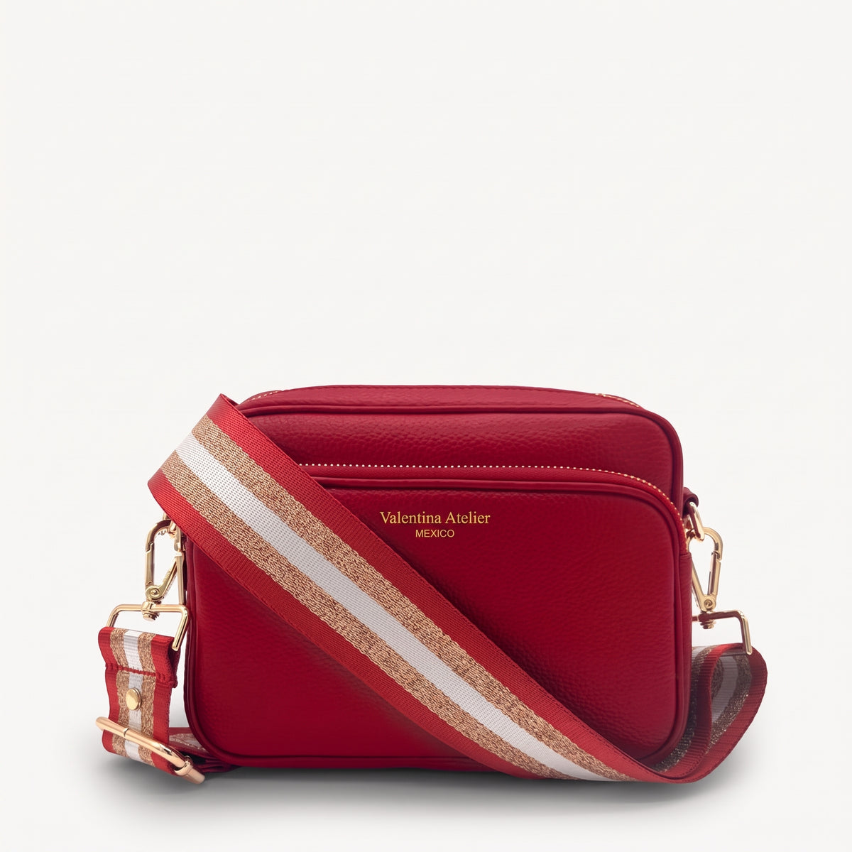 Bolso Cruzado Lyla - Rojo Cereza Intenso