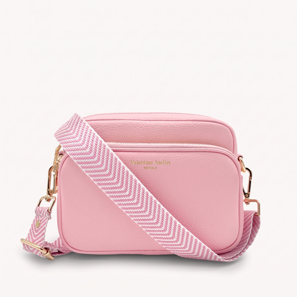 Bolso Cruzado Alba - Rosa Empolvado