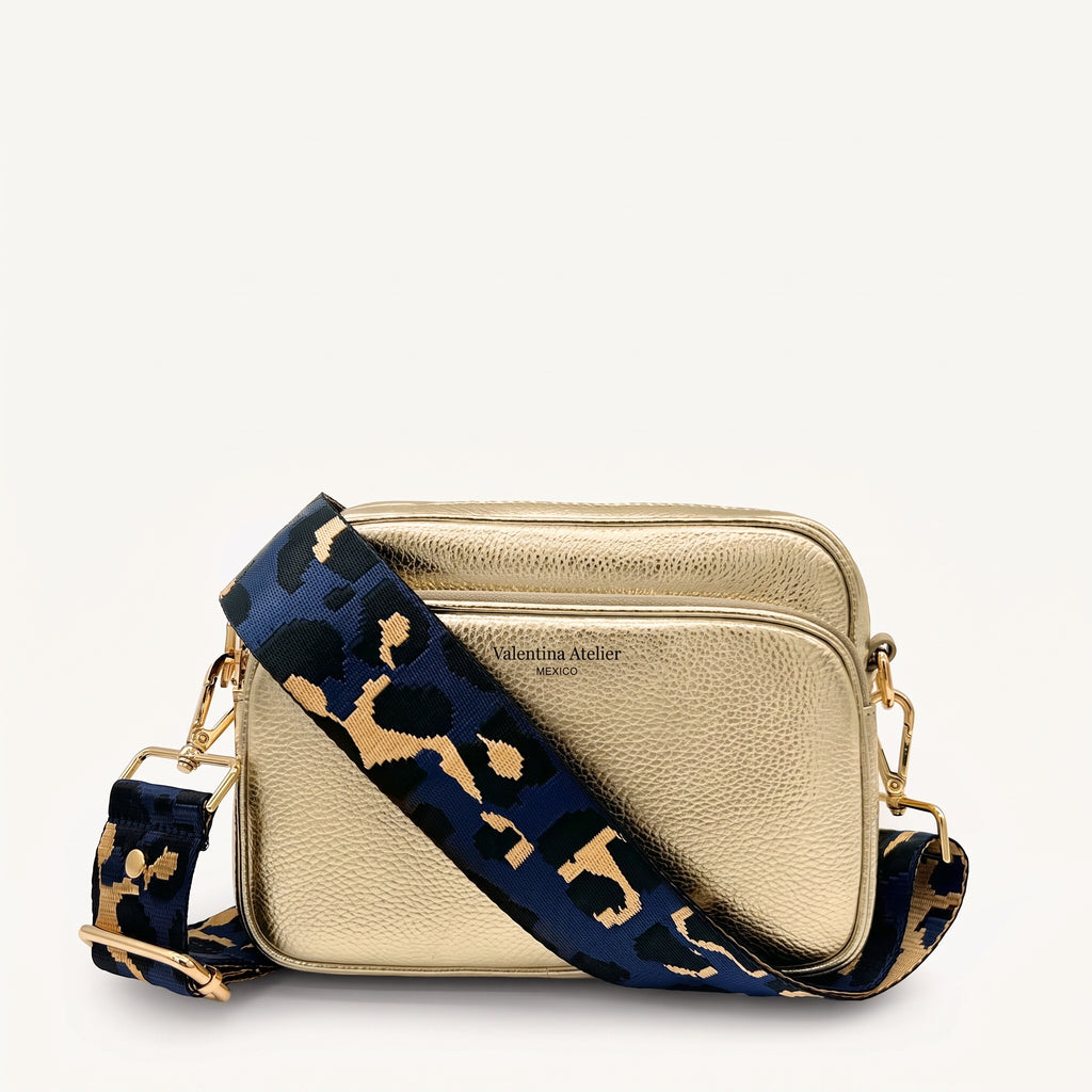 Bolso Cruzado Alba - Dorado
