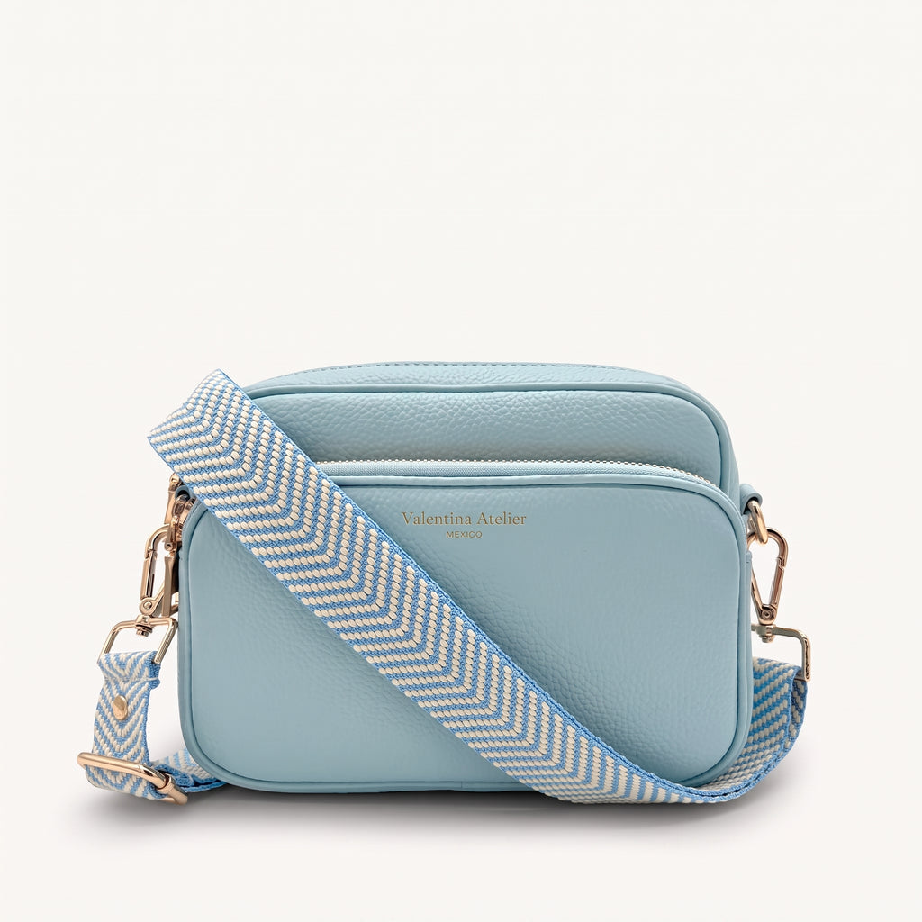 Bolso Cruzado Alba - Azul Cielo
