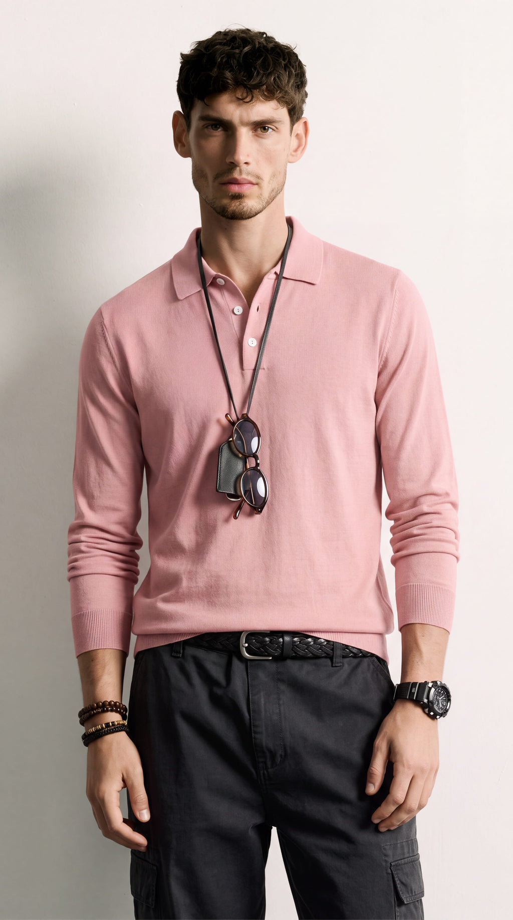 Alejandro™ | Jersey casual rosa