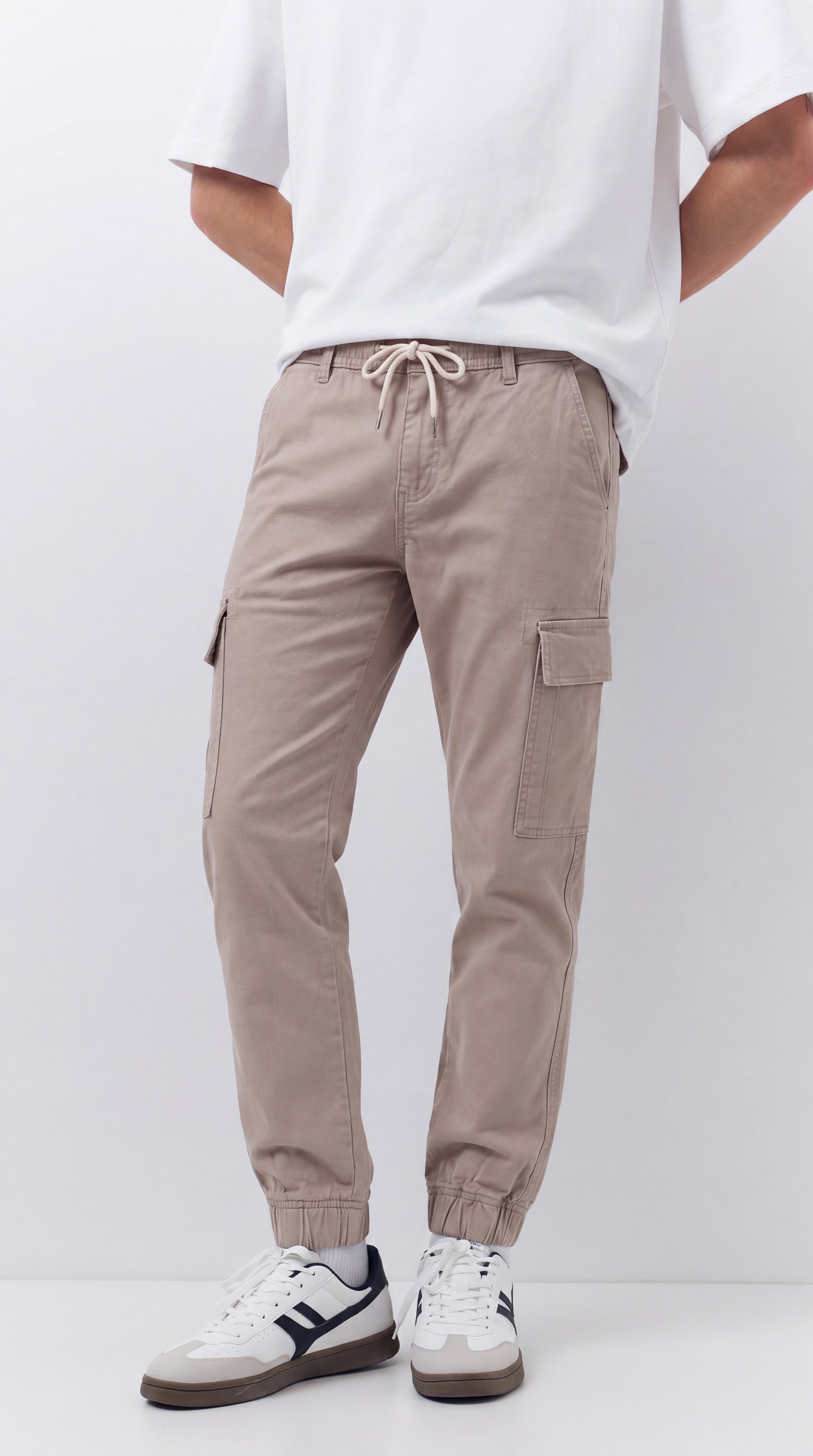 Pantalón Jogger Beige