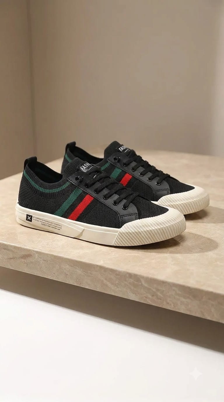 Zapatillas de punto tejido