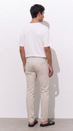 Pantalón Slim Fit Beige