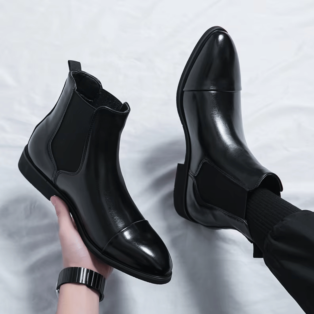 Botas Chelsea de cuero premium