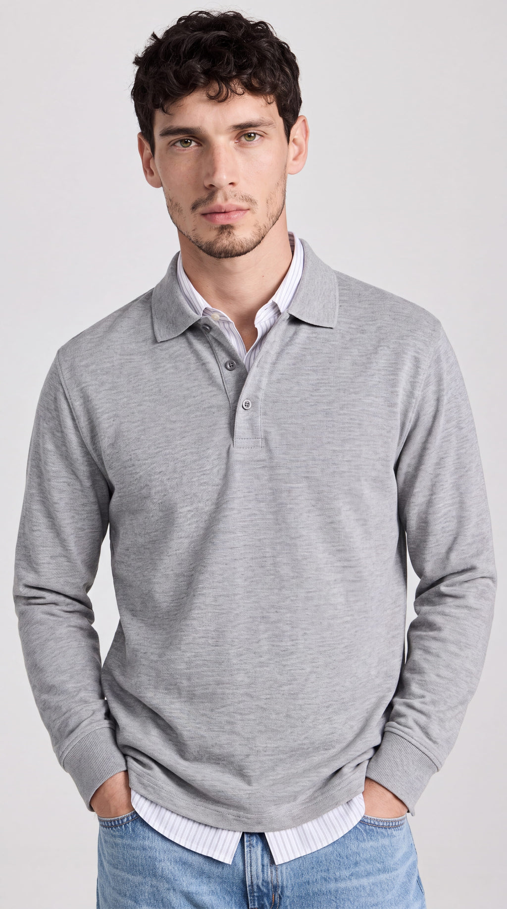 Emiliano | Jersey cuello gris