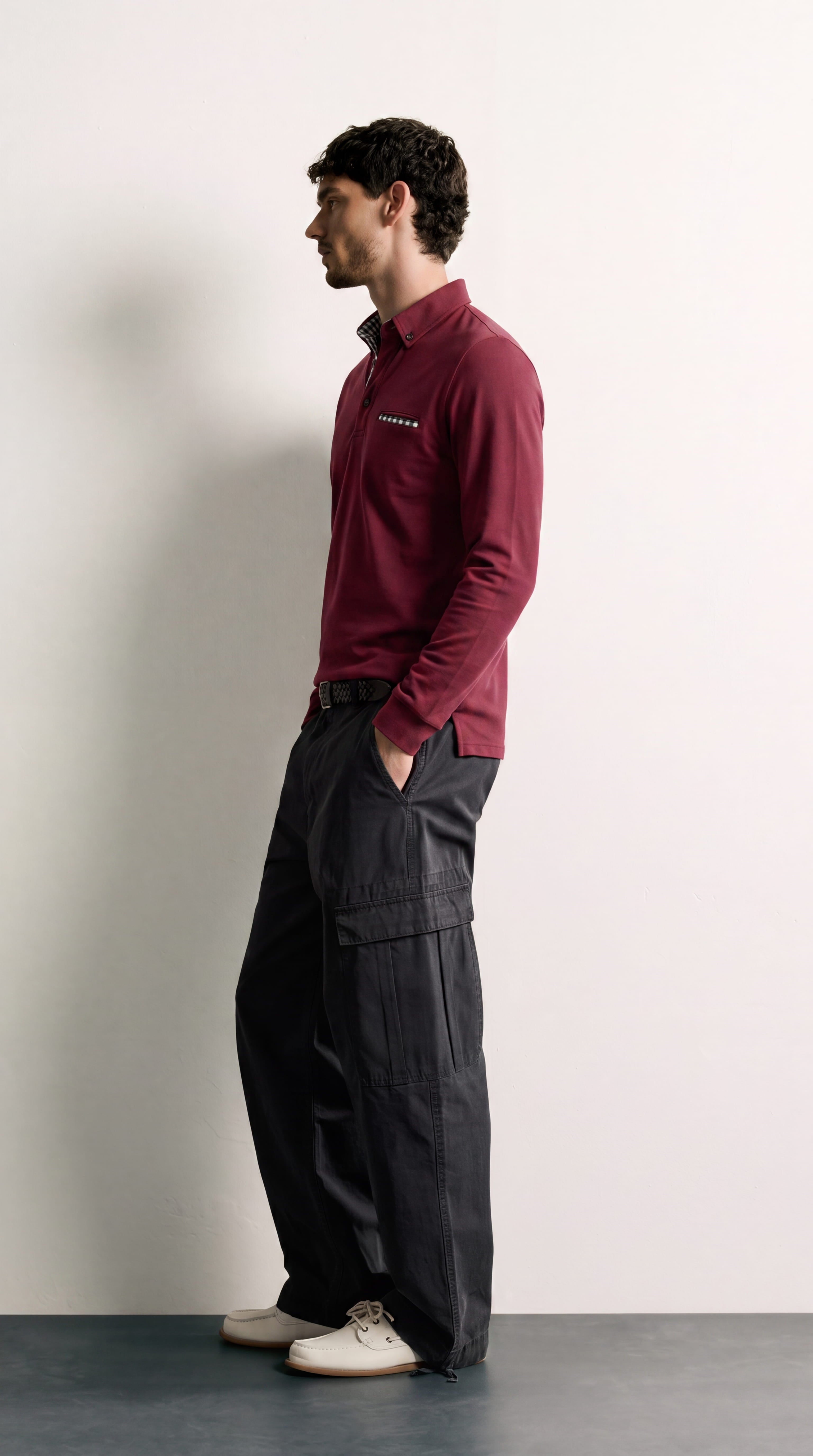 Juan | Jersey fit burdeo