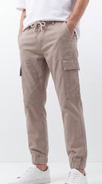 Pantalón Jogger Beige