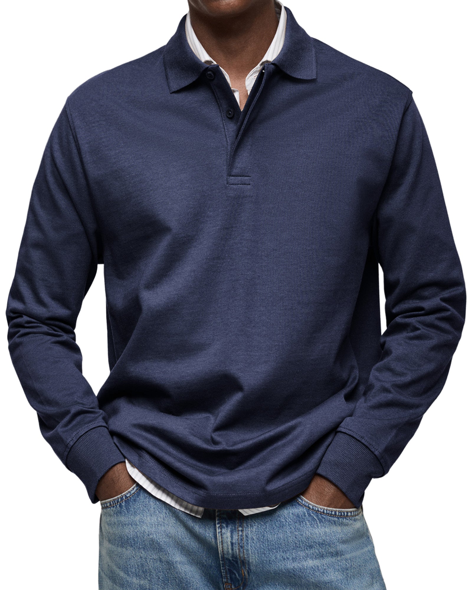Laurent Monaco | Polo de lujo de manga larga