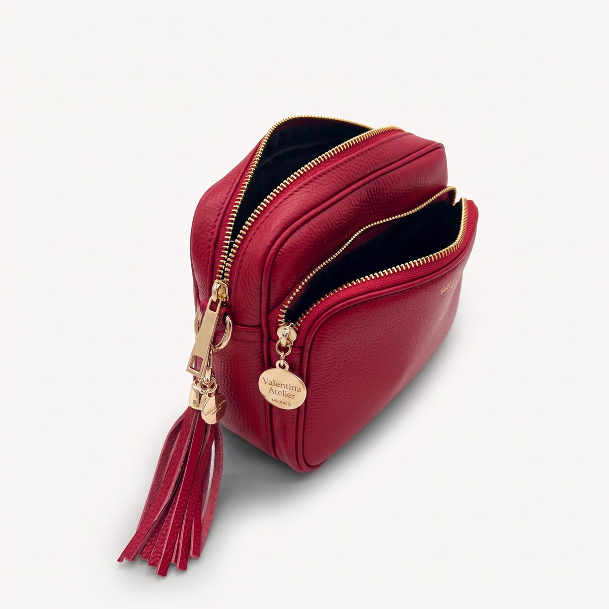 Bolso Cruzado Lyla - Rojo Cereza Intenso