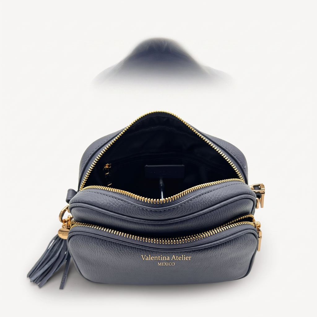 Bolso Cruzado Lyla - Azul Sombra