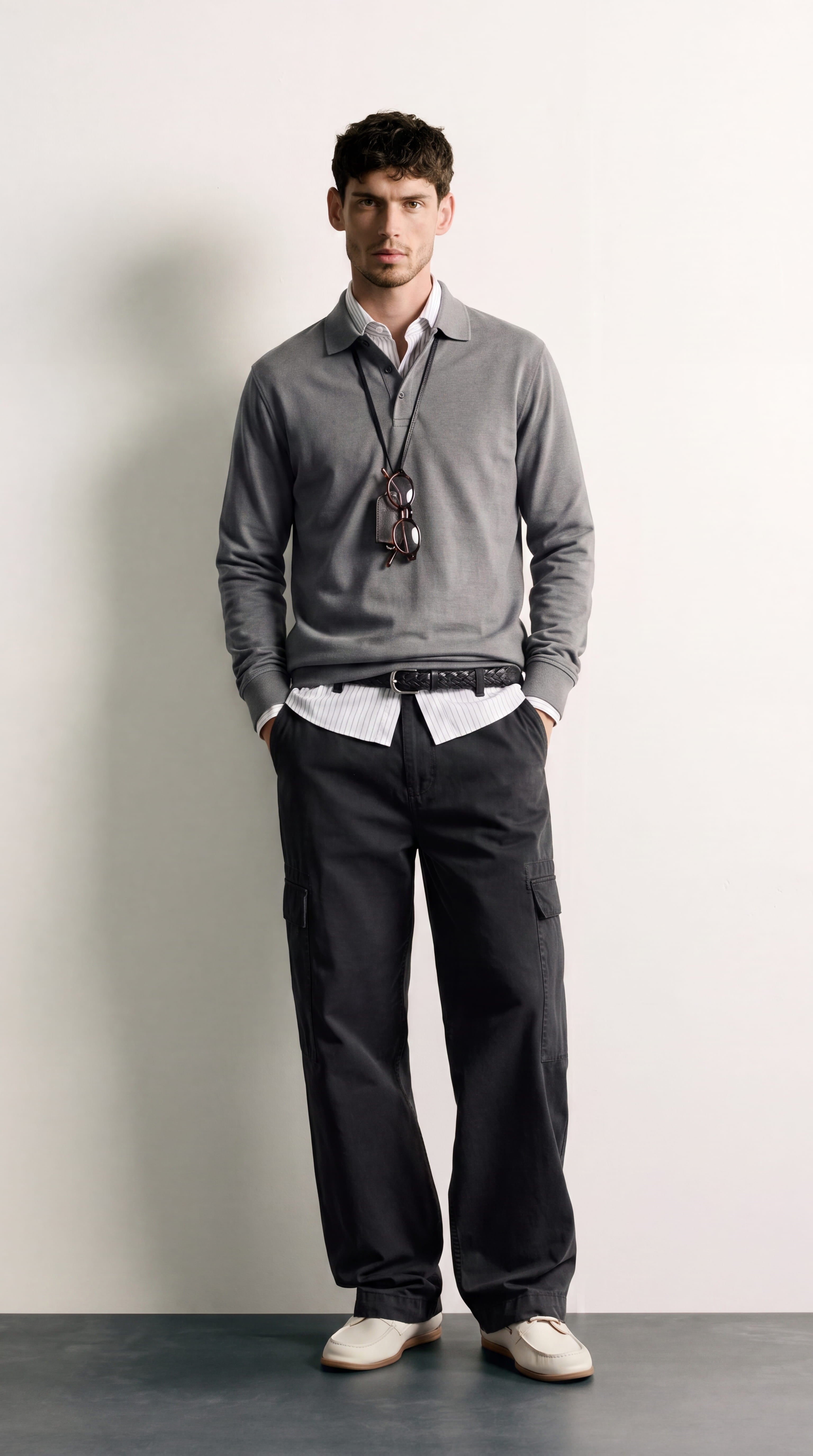 Emiliano | Jersey cuello gris