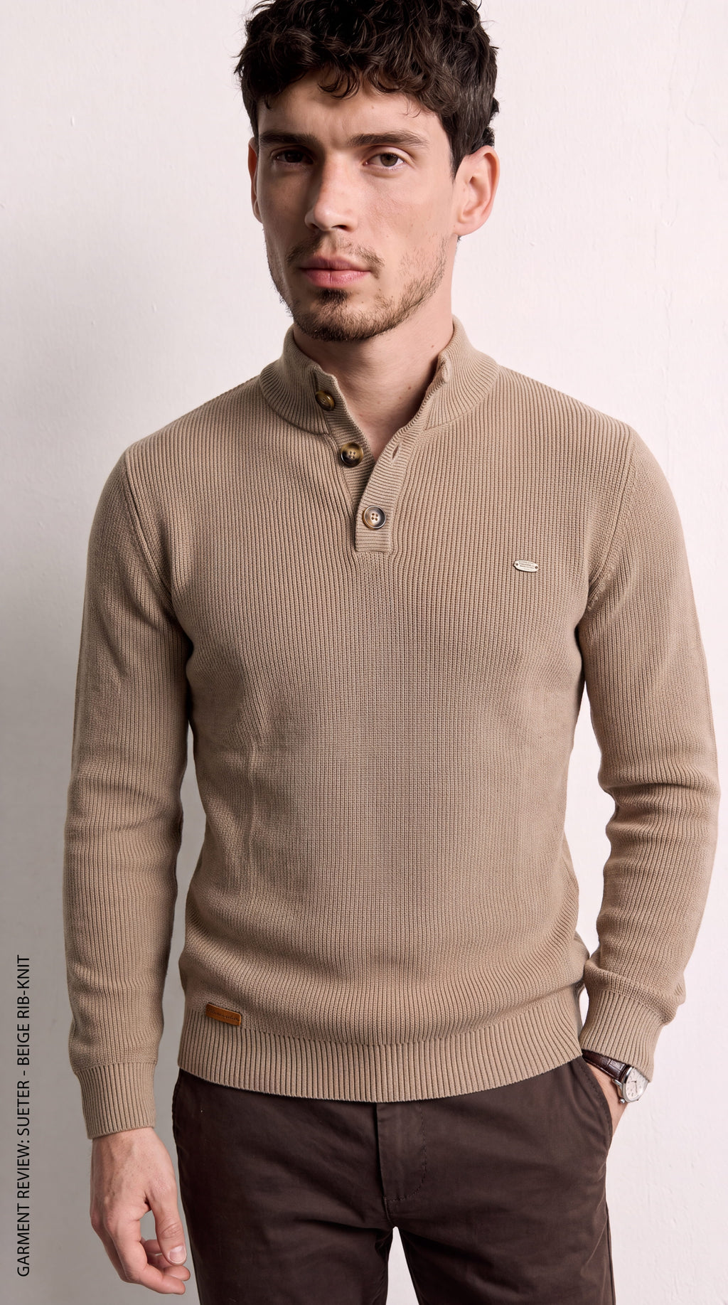 Daniel | Suéter elegante para hombres con diseño de botones