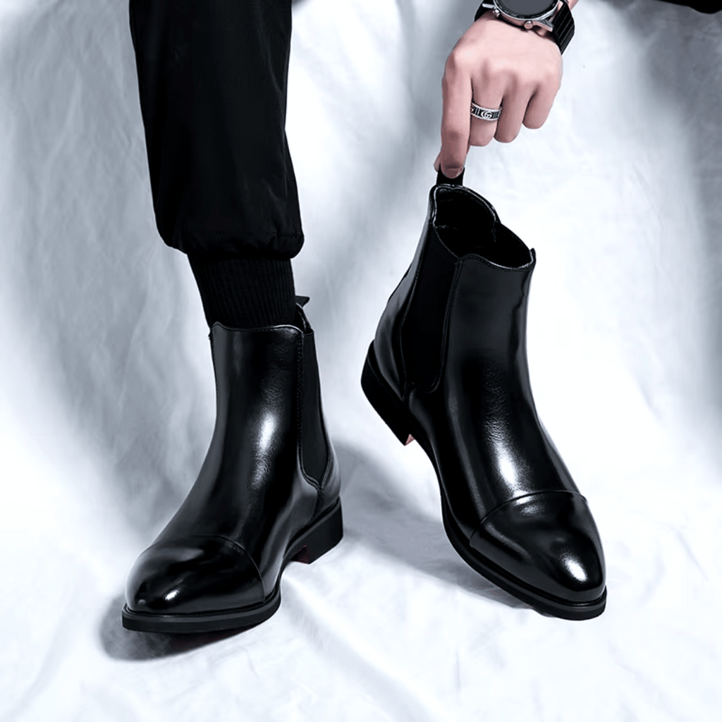 Botas Chelsea de cuero premium