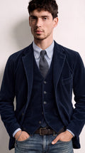 Conjunto de Blazer y Chaleco Elegante