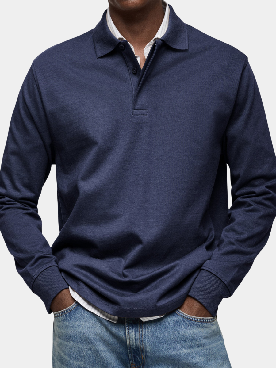 Laurent Monaco | Polo de lujo de manga larga