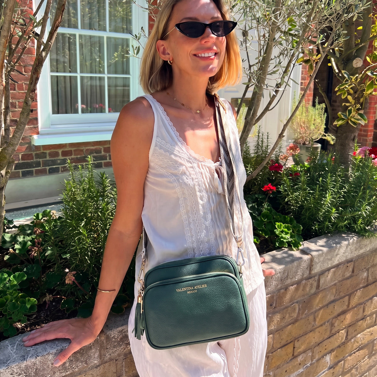 Bolso Cruzado Alba - Verde Racing