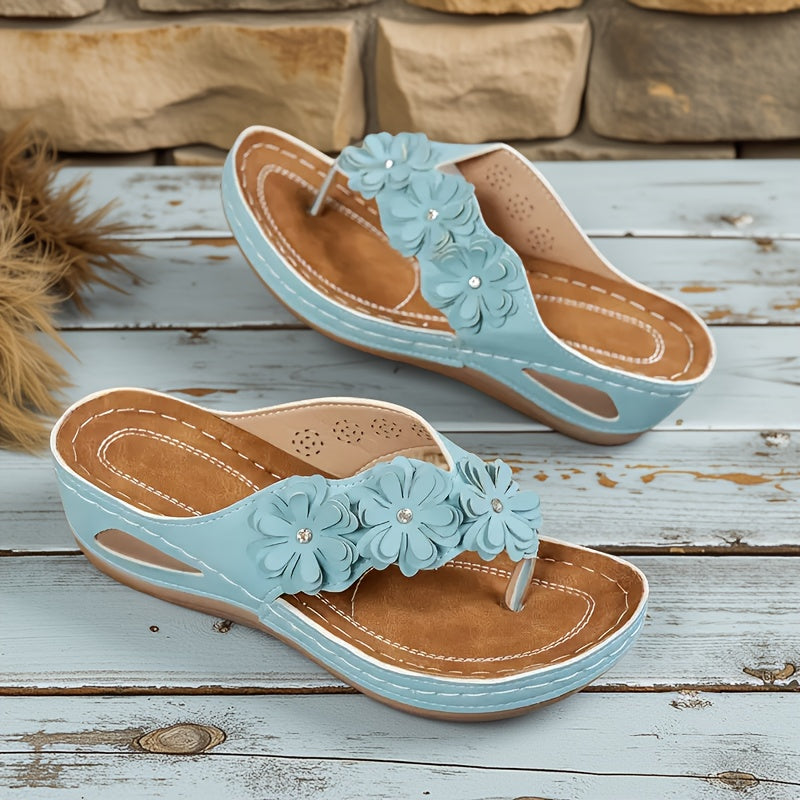MARVELLE | Sandalias Confort Florales Élora
