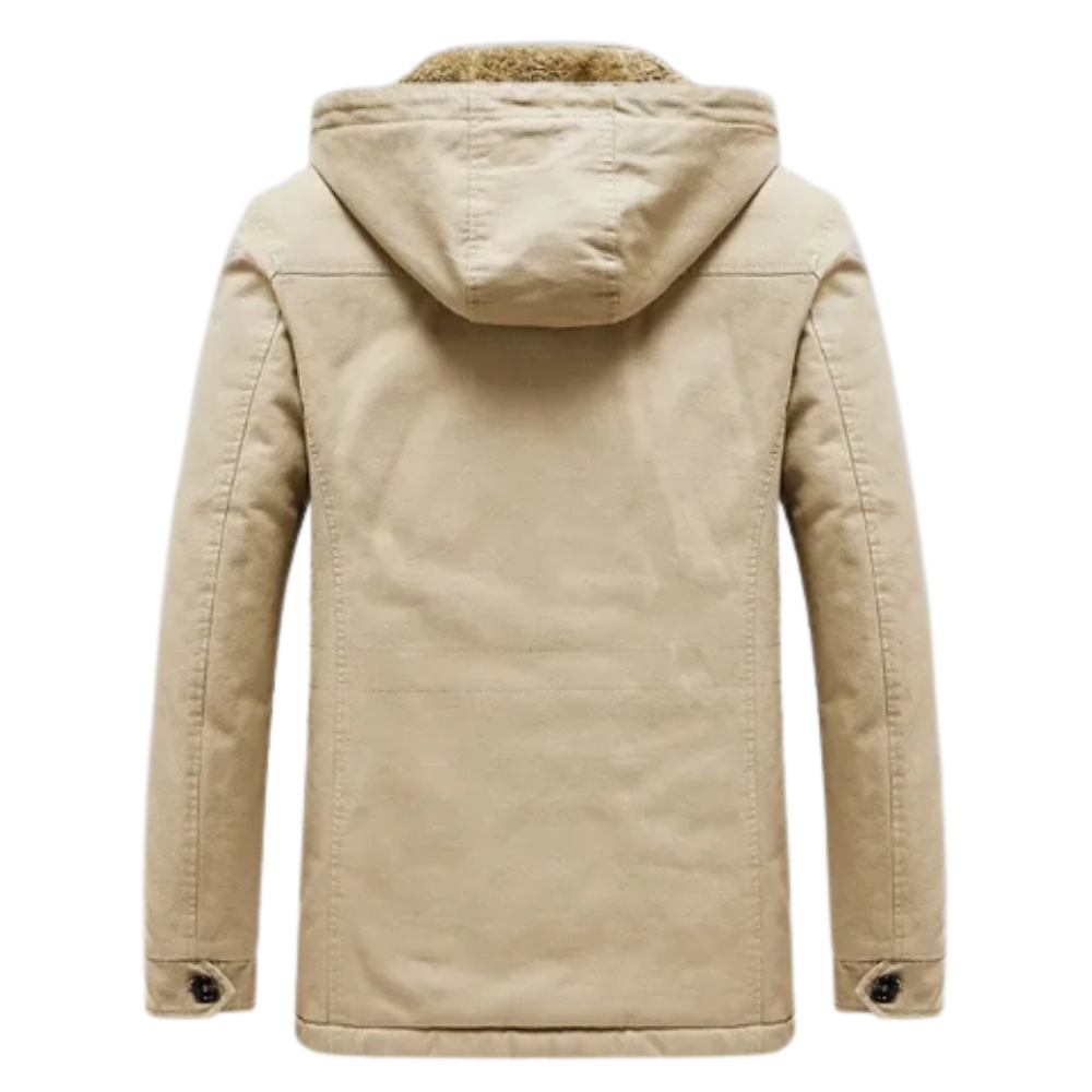 Elegante abrigo de invierno acolchado Premium